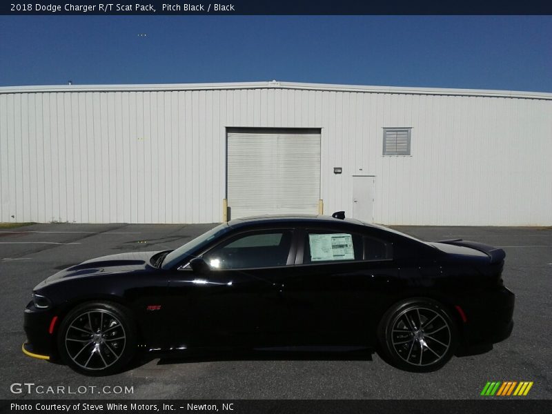 Pitch Black / Black 2018 Dodge Charger R/T Scat Pack