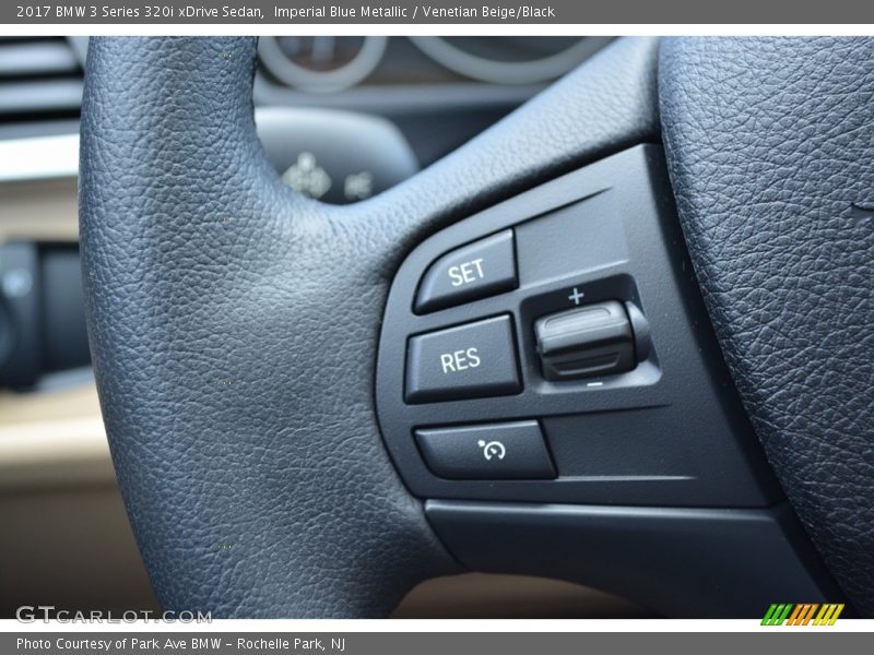 Imperial Blue Metallic / Venetian Beige/Black 2017 BMW 3 Series 320i xDrive Sedan