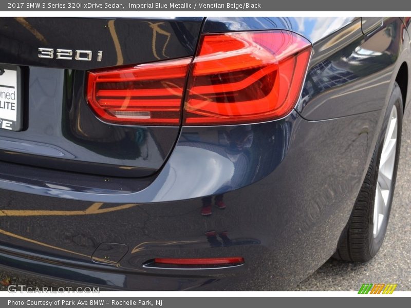 Imperial Blue Metallic / Venetian Beige/Black 2017 BMW 3 Series 320i xDrive Sedan
