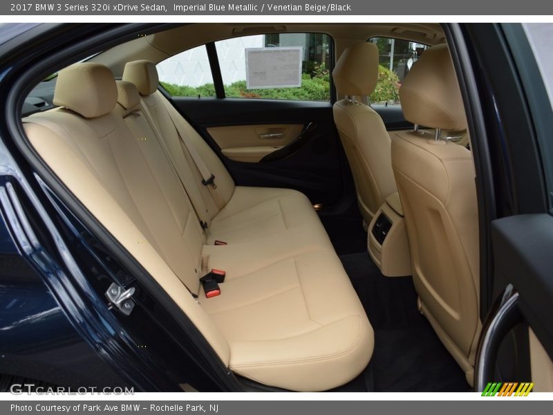 Imperial Blue Metallic / Venetian Beige/Black 2017 BMW 3 Series 320i xDrive Sedan