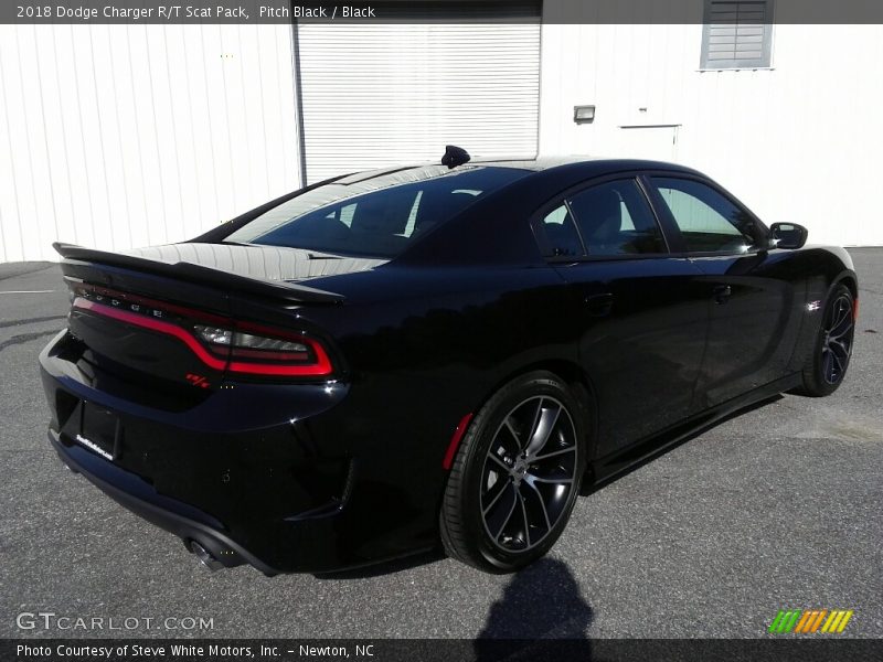 Pitch Black / Black 2018 Dodge Charger R/T Scat Pack