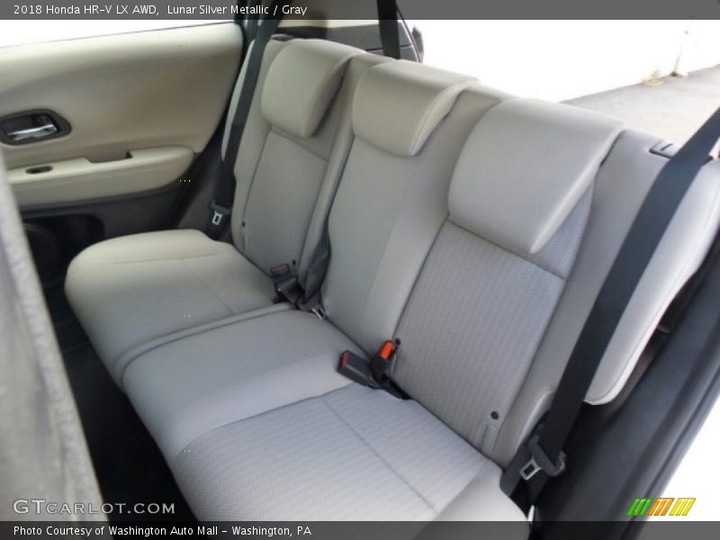 Lunar Silver Metallic / Gray 2018 Honda HR-V LX AWD