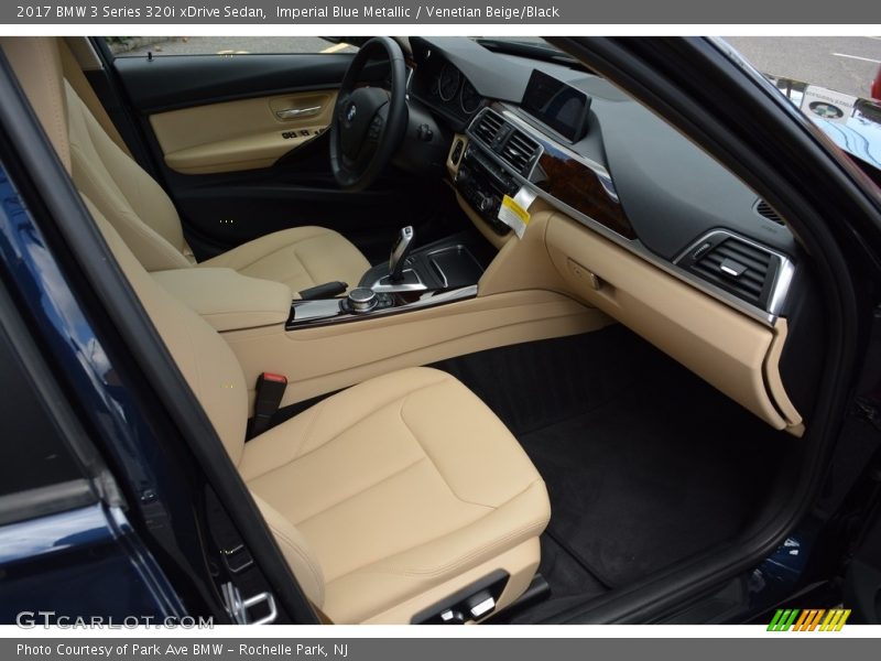 Imperial Blue Metallic / Venetian Beige/Black 2017 BMW 3 Series 320i xDrive Sedan