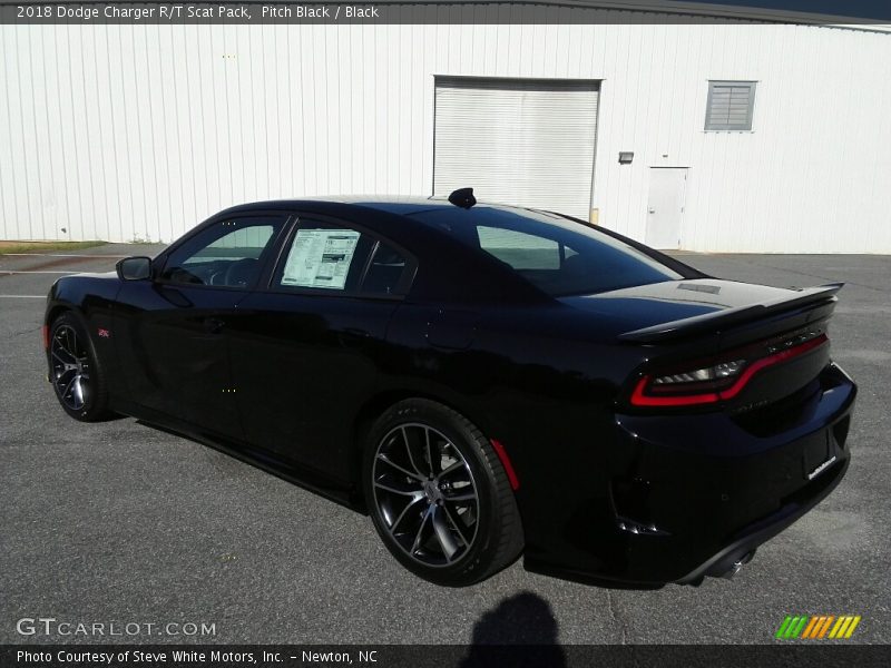 Pitch Black / Black 2018 Dodge Charger R/T Scat Pack