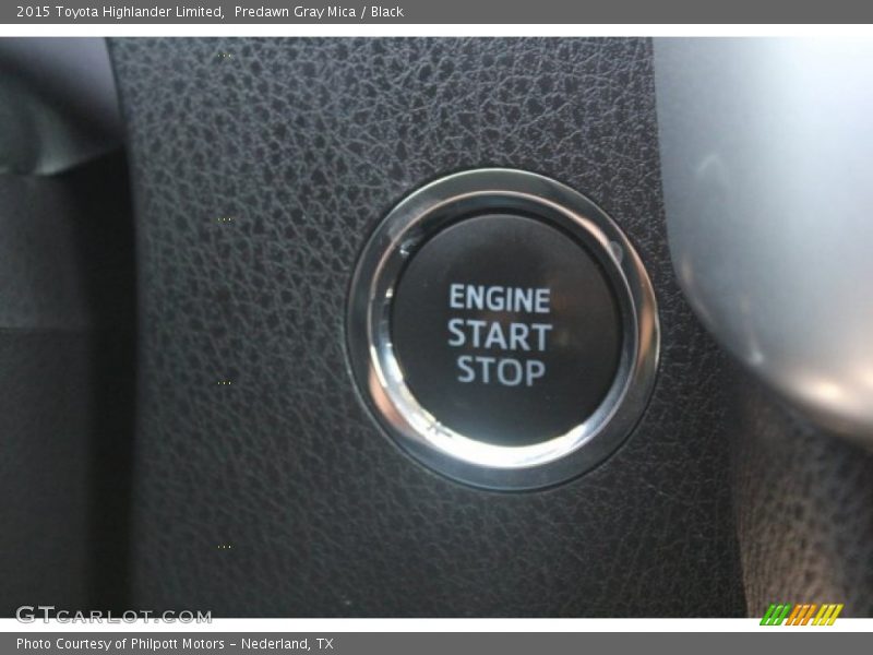 Predawn Gray Mica / Black 2015 Toyota Highlander Limited