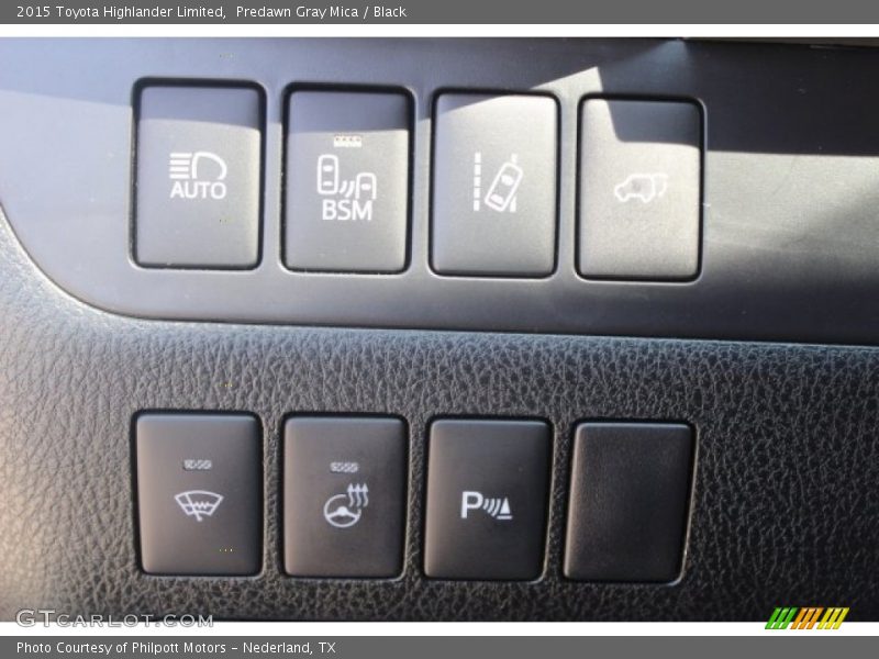 Predawn Gray Mica / Black 2015 Toyota Highlander Limited