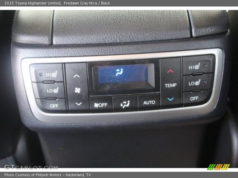 Predawn Gray Mica / Black 2015 Toyota Highlander Limited