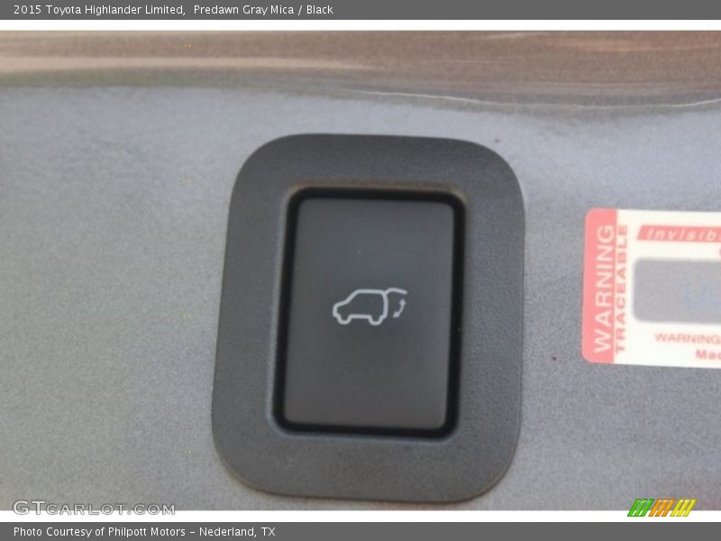 Predawn Gray Mica / Black 2015 Toyota Highlander Limited