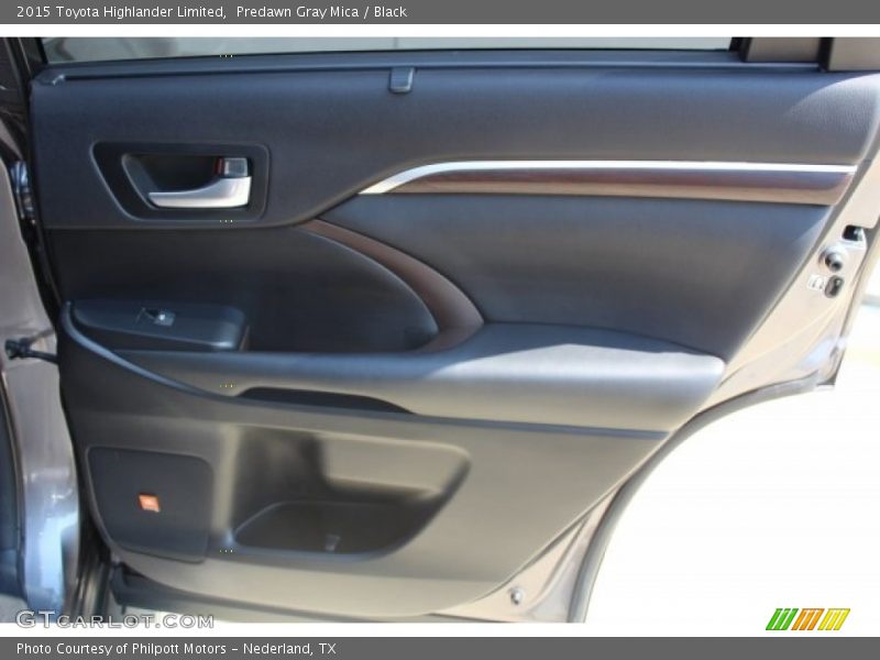 Predawn Gray Mica / Black 2015 Toyota Highlander Limited