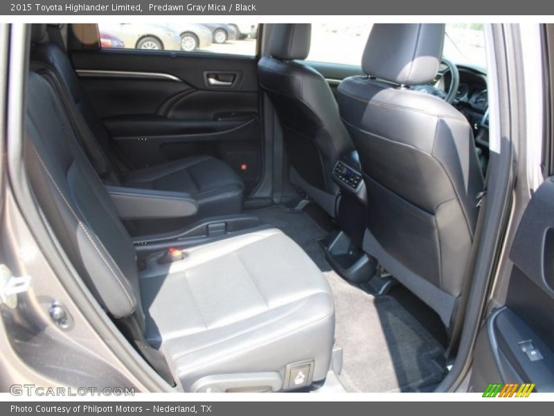 Predawn Gray Mica / Black 2015 Toyota Highlander Limited