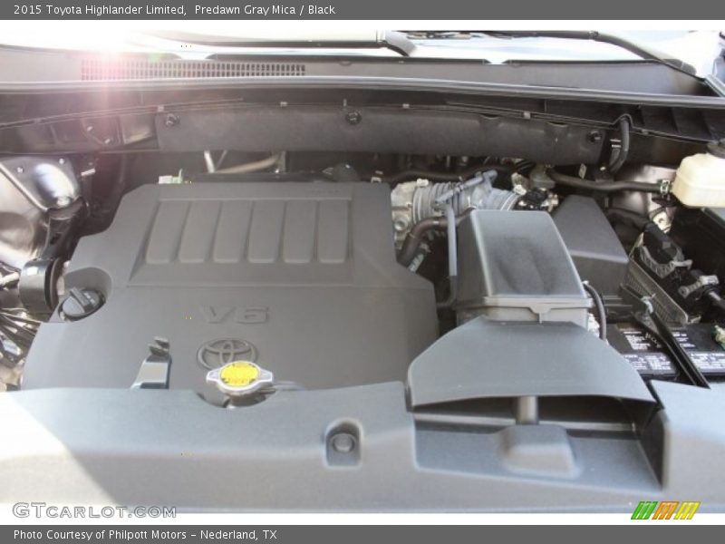 Predawn Gray Mica / Black 2015 Toyota Highlander Limited