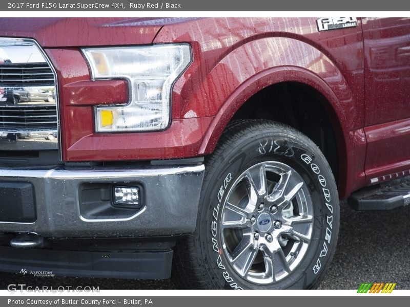 Ruby Red / Black 2017 Ford F150 Lariat SuperCrew 4X4