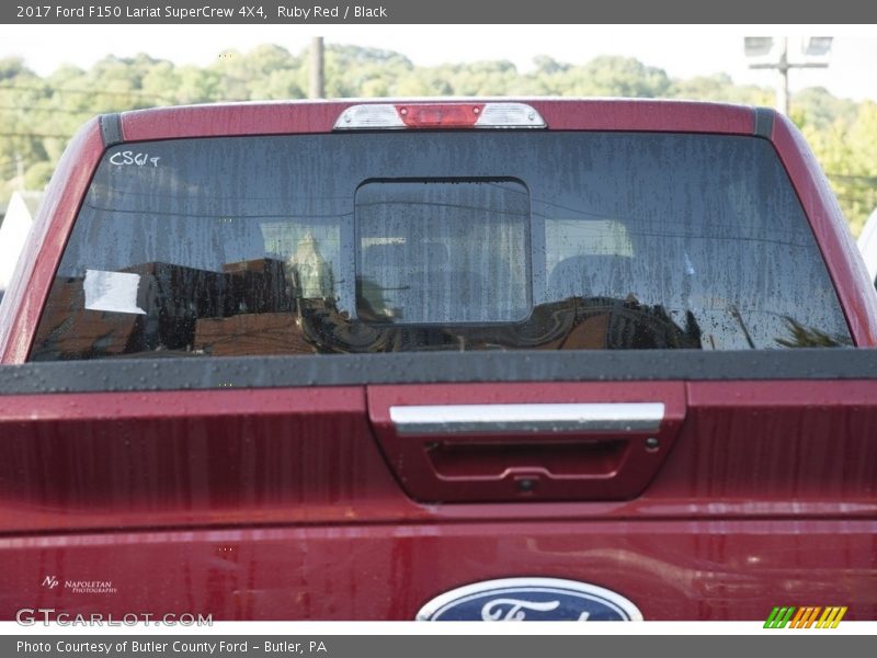 Ruby Red / Black 2017 Ford F150 Lariat SuperCrew 4X4
