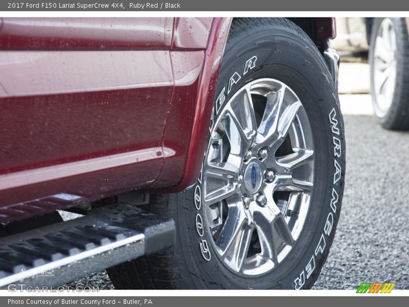 Ruby Red / Black 2017 Ford F150 Lariat SuperCrew 4X4