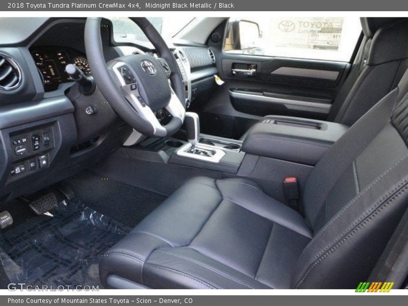  2018 Tundra Platinum CrewMax 4x4 Black Interior