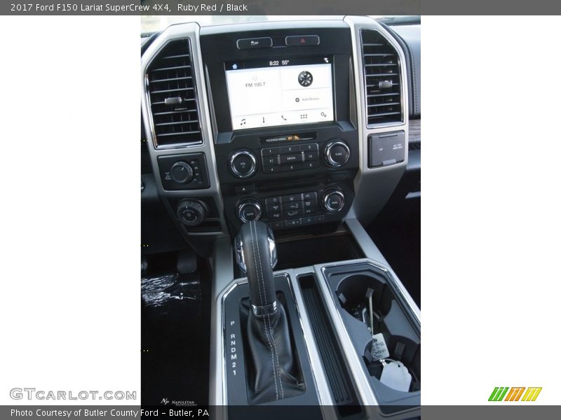 Ruby Red / Black 2017 Ford F150 Lariat SuperCrew 4X4