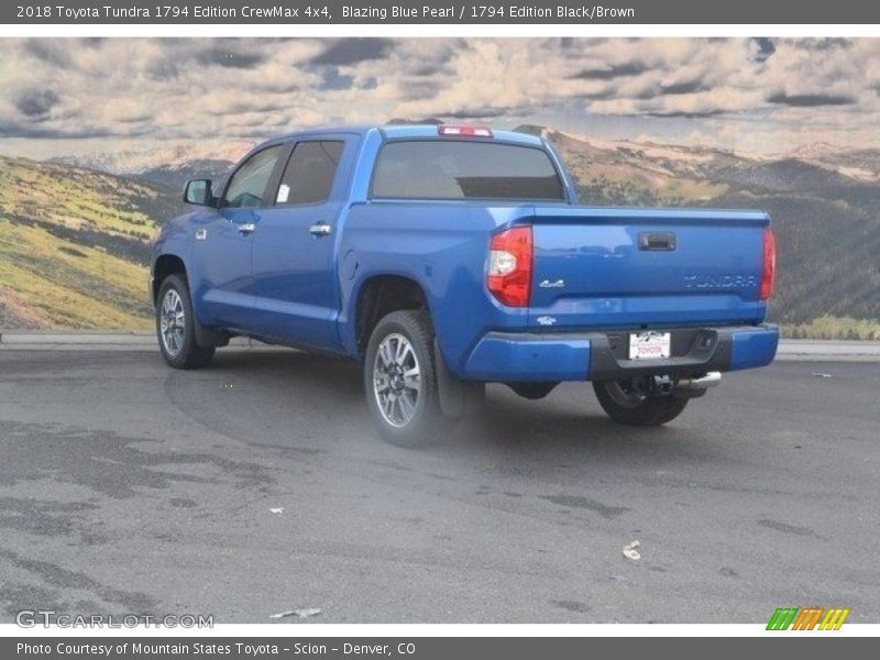  2018 Tundra 1794 Edition CrewMax 4x4 Blazing Blue Pearl