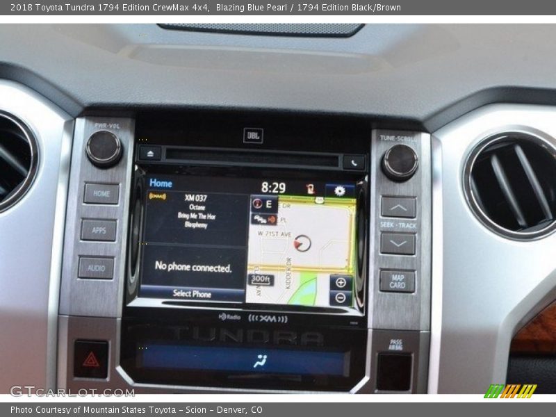 Navigation of 2018 Tundra 1794 Edition CrewMax 4x4