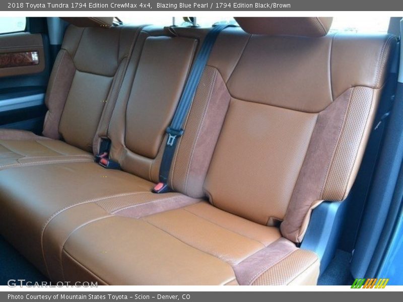 Rear Seat of 2018 Tundra 1794 Edition CrewMax 4x4