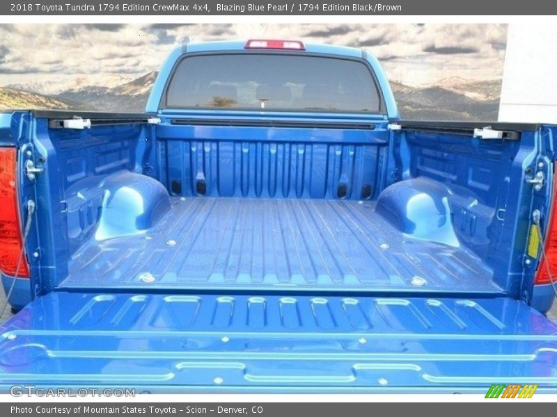 Blazing Blue Pearl / 1794 Edition Black/Brown 2018 Toyota Tundra 1794 Edition CrewMax 4x4