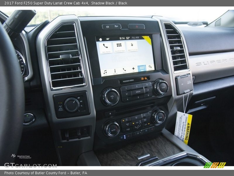 Shadow Black / Black 2017 Ford F250 Super Duty Lariat Crew Cab 4x4