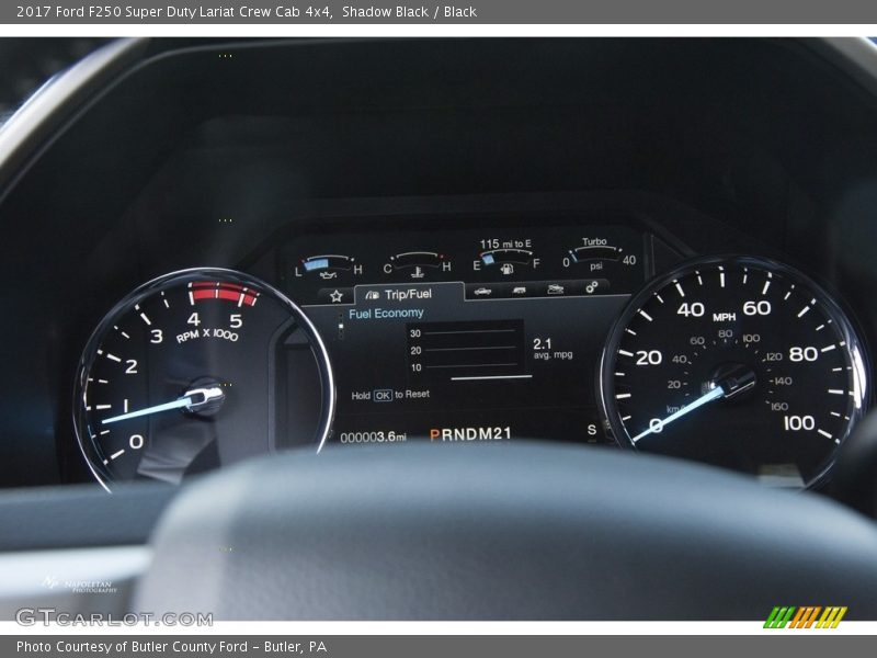 Shadow Black / Black 2017 Ford F250 Super Duty Lariat Crew Cab 4x4