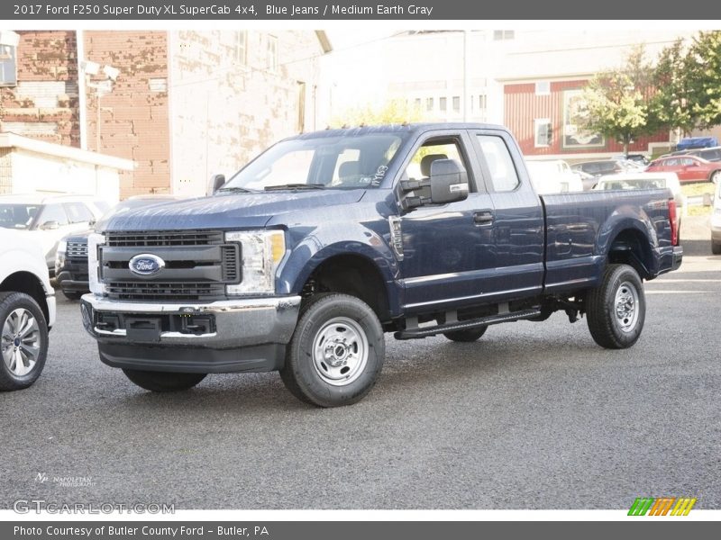 Blue Jeans / Medium Earth Gray 2017 Ford F250 Super Duty XL SuperCab 4x4