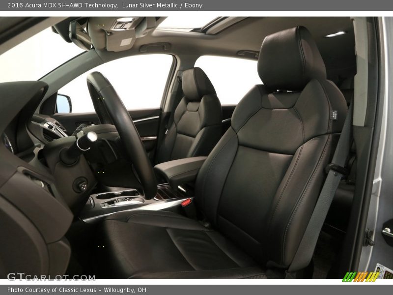 Lunar Silver Metallic / Ebony 2016 Acura MDX SH-AWD Technology