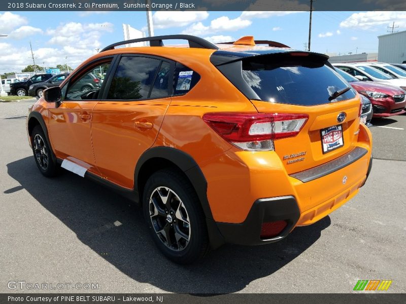 Sunshine Orange / Black 2018 Subaru Crosstrek 2.0i Premium