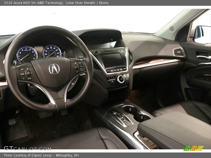 Lunar Silver Metallic / Ebony 2016 Acura MDX SH-AWD Technology