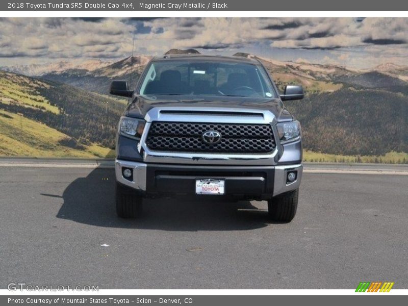Magnetic Gray Metallic / Black 2018 Toyota Tundra SR5 Double Cab 4x4