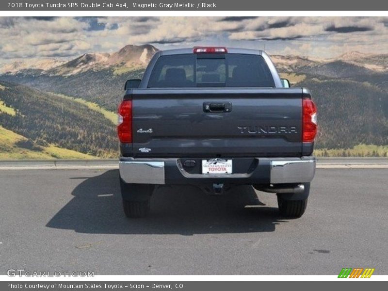 Magnetic Gray Metallic / Black 2018 Toyota Tundra SR5 Double Cab 4x4