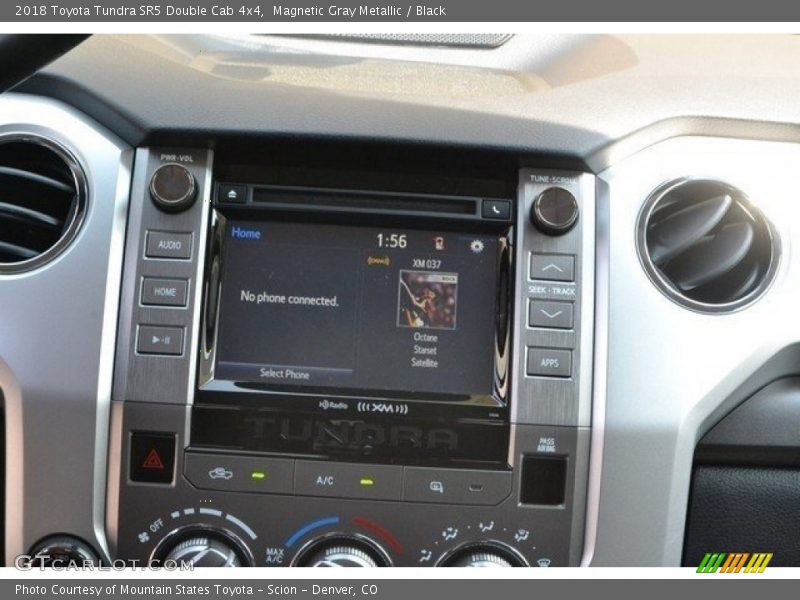 Magnetic Gray Metallic / Black 2018 Toyota Tundra SR5 Double Cab 4x4