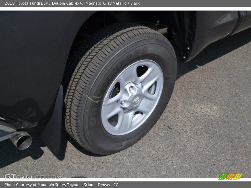 Magnetic Gray Metallic / Black 2018 Toyota Tundra SR5 Double Cab 4x4