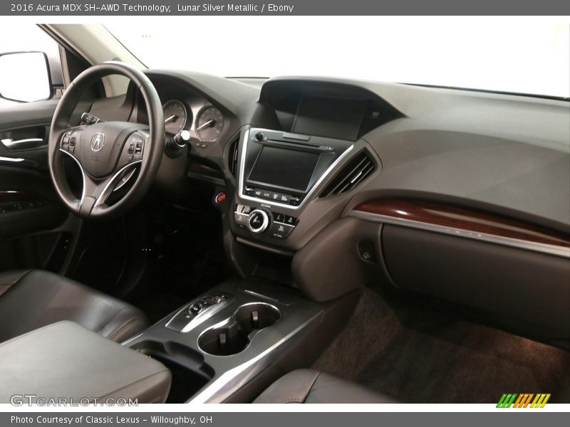 Lunar Silver Metallic / Ebony 2016 Acura MDX SH-AWD Technology