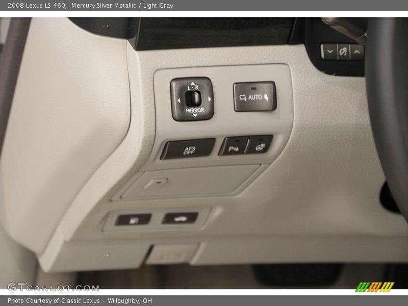 Mercury Silver Metallic / Light Gray 2008 Lexus LS 460