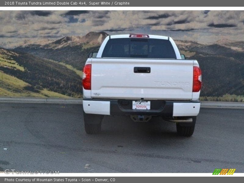 Super White / Graphite 2018 Toyota Tundra Limited Double Cab 4x4