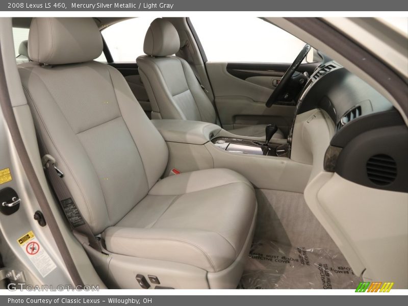 Mercury Silver Metallic / Light Gray 2008 Lexus LS 460