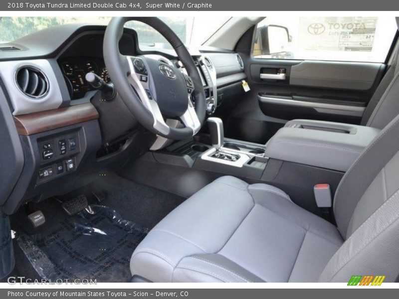  2018 Tundra Limited Double Cab 4x4 Graphite Interior