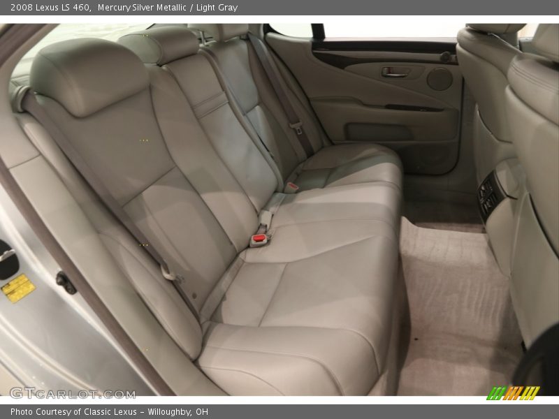 Mercury Silver Metallic / Light Gray 2008 Lexus LS 460