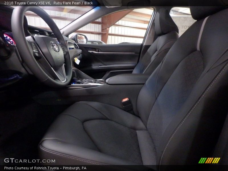 Ruby Flare Pearl / Black 2018 Toyota Camry XSE V6