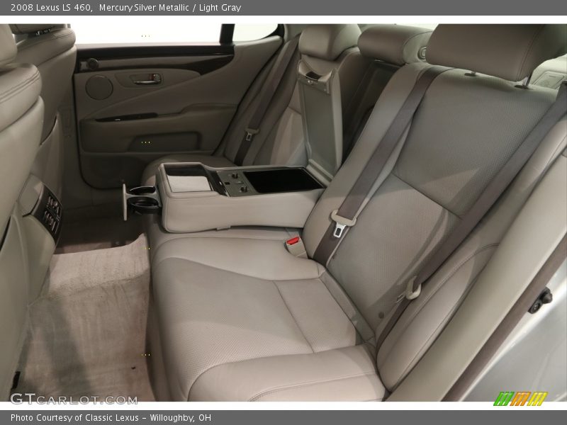 Mercury Silver Metallic / Light Gray 2008 Lexus LS 460