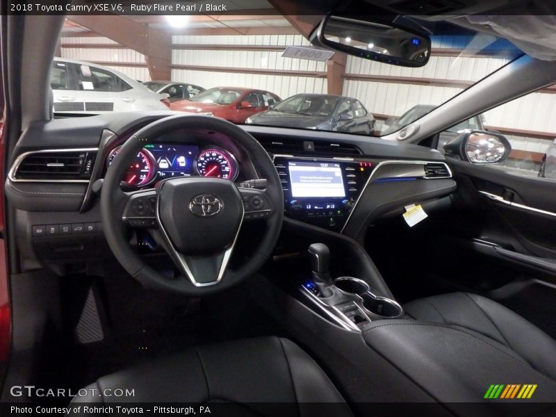 Ruby Flare Pearl / Black 2018 Toyota Camry XSE V6