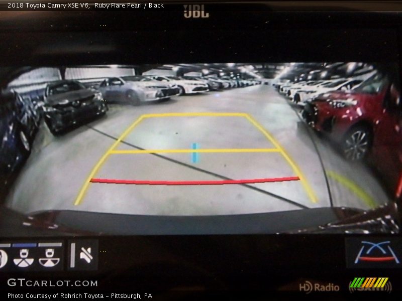 Ruby Flare Pearl / Black 2018 Toyota Camry XSE V6