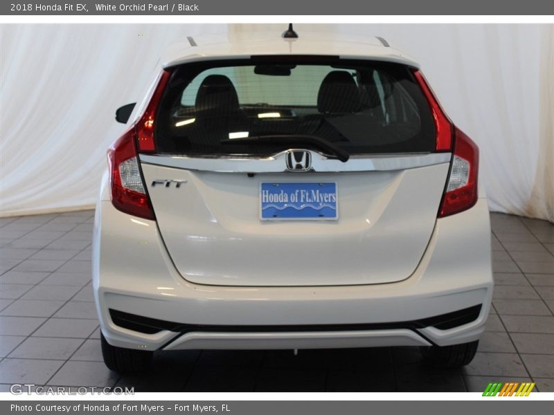 White Orchid Pearl / Black 2018 Honda Fit EX