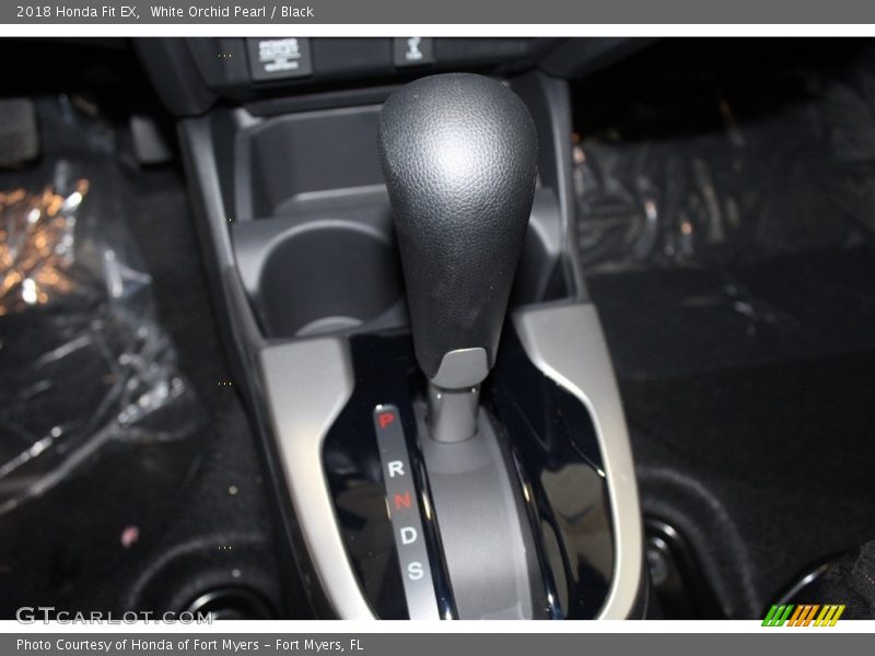 White Orchid Pearl / Black 2018 Honda Fit EX