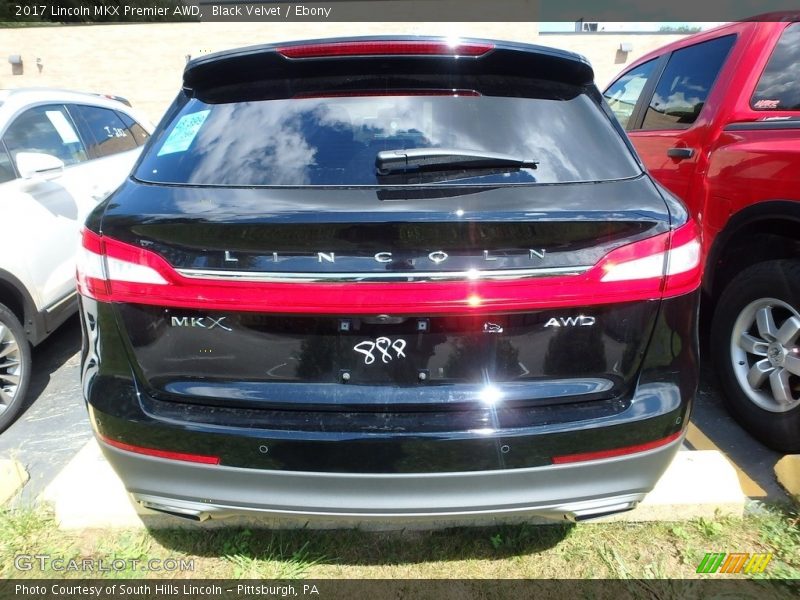 Black Velvet / Ebony 2017 Lincoln MKX Premier AWD