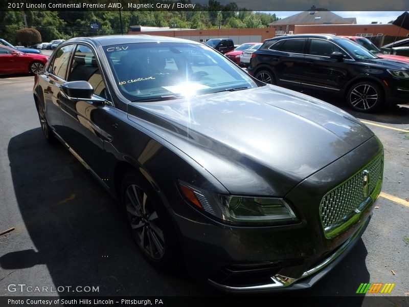 Magnetic Gray / Ebony 2017 Lincoln Continental Premier AWD