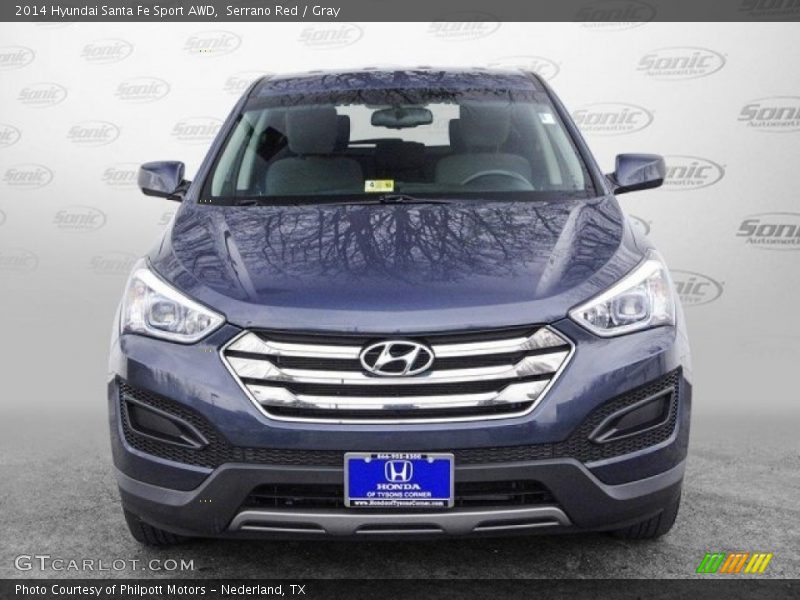 Serrano Red / Gray 2014 Hyundai Santa Fe Sport AWD