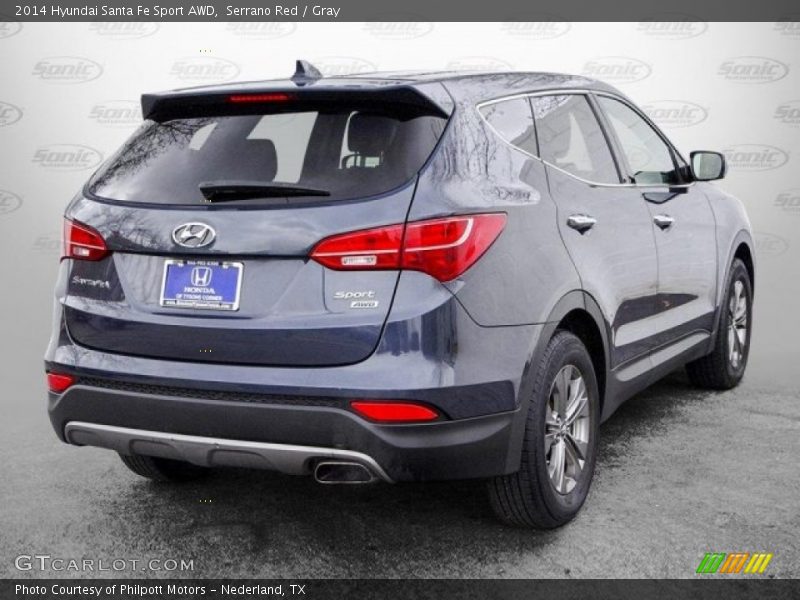 Serrano Red / Gray 2014 Hyundai Santa Fe Sport AWD